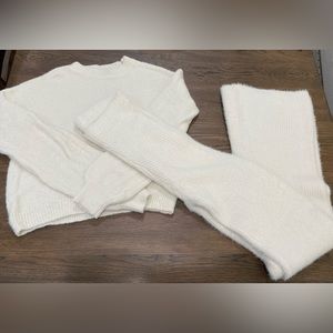 Nasty Gal Fluffy Knit Lounge Set